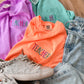 Teacher Embroidered Comfort Colors Tee | Multicolor Stitch